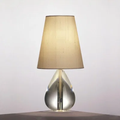 Tobias Oliver Jonathan Adler I Claridge Tiny Teardrop Table Lamp I Oyster
