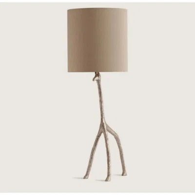 Tobias Oliver Porta Romana I Giraffe Lamp I Decayed Gold | Decayed Silver