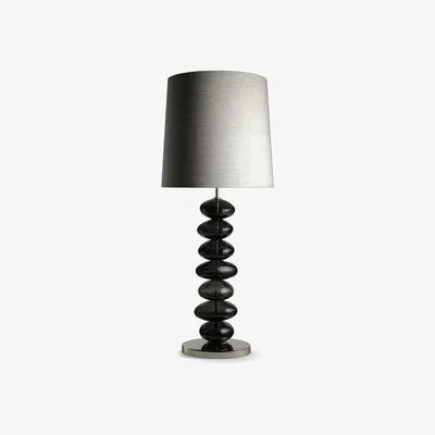 Tobias Oliver Porta Romana I Large Adam Lamp I CHARCOAL WITH NICKEL BASE
