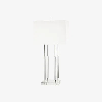 Tobias Oliver Hudson Valley I Rhinebeck Table Lamp I Polished Nickel