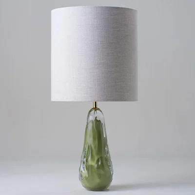 Tobias Oliver Porta Romana I Small Avocado Lamp | Split Pea