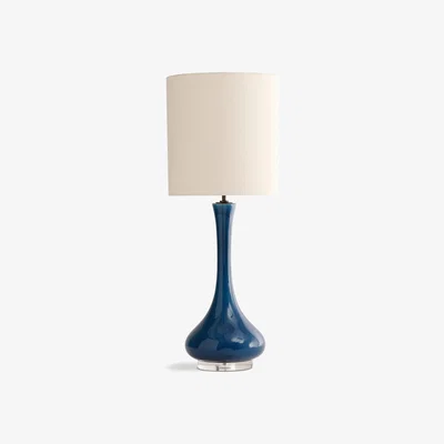 Tobias Oliver Porta Romana I Grace Lamp I Peacock Blue