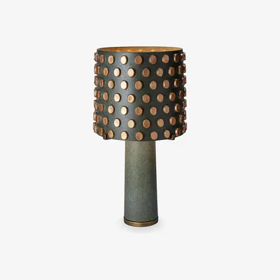 Tobias Oliver L'Objet I Pakal Table Lamp Green Gold