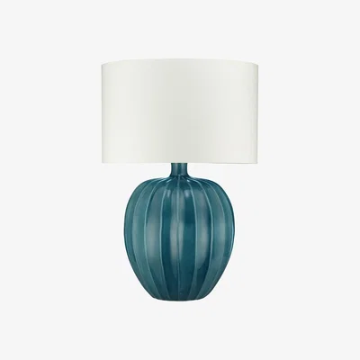 Tobias Oliver William Yeoward | Kristiana Table Lamp Peacock