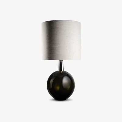 Tobias Oliver Porta Romana I Bishop Lamp Olive With Nickel