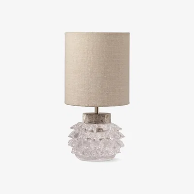 Tobias Oliver Porta Romana I Hedgehog Lamp I Clear with Silver