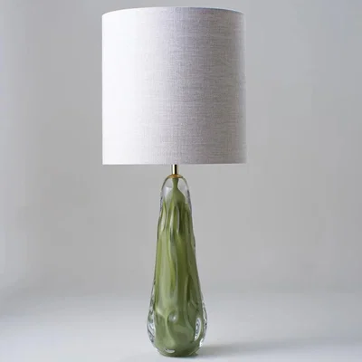 Tobias Oliver Porta Romana I Large Avocado Lamp | Split Pea