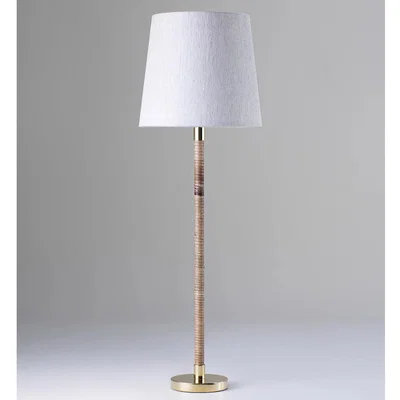 Tobias Oliver Porta Romana I Holden Table Lamp Large | Light Cane with Brass