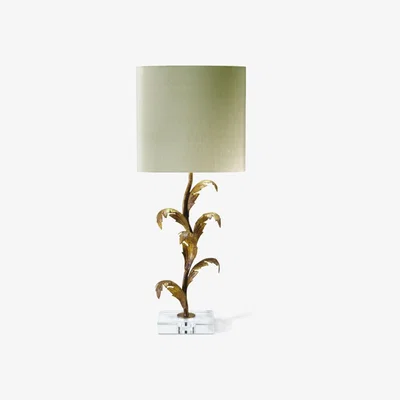Tobias Oliver Porta Romana I Florentine Leaf Lamp I Venetian Gold