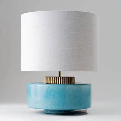 Tobias Oliver Porta Romana I Marlowe Lamp | Aqua