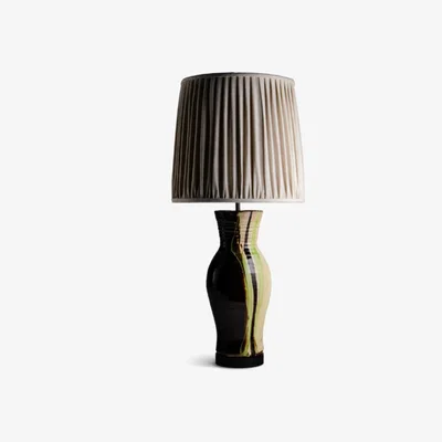 Tobias Oliver Porta Romana I Oscar Lamp Cardomom Stripe