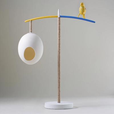 Tobias Oliver Porta Romana | Sleepy Robin Table Lamp Large | Multi