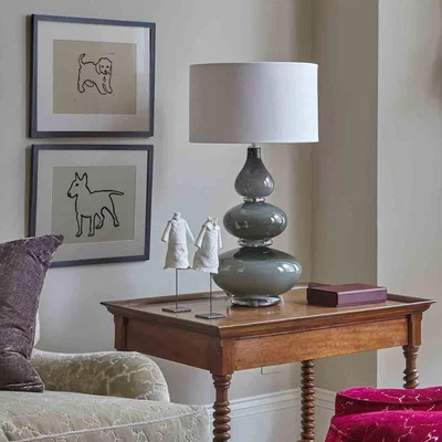 Tobias Oliver William Yeoward | Aragoa Table Lamp Slate