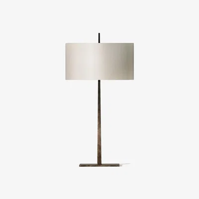 Tobias Oliver Porta Romana I Small Tapering Harral Lamp I Burnt Silver