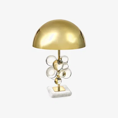 Tobias Oliver Jonathan Adler I Globo Table Lamp I Clear