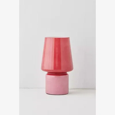 Urban Outfitters Warm Little Glass Table Lamp - Red ALL at Urban Outfitters
