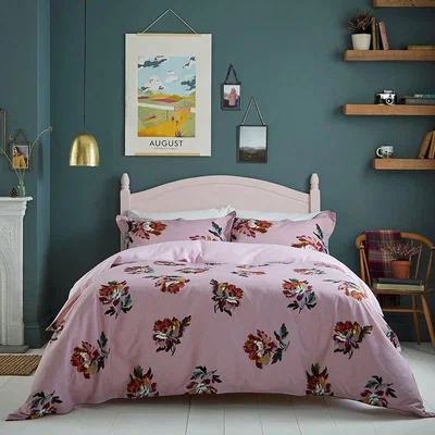 Amara Joules - Heritage Peony Duvet Cover - Lilac - Single