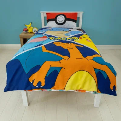 Dunelm Pokemon Duvet Cover & Pillowcase Set, Single MultiColoured