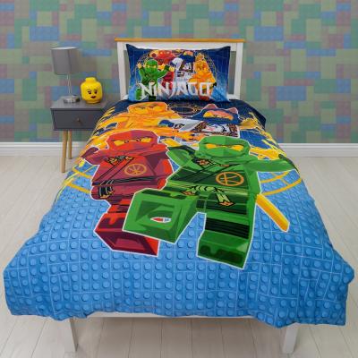 Dunelm Lego Ninjago Duvet Cover & Pillowcase Set, Single MultiColoured