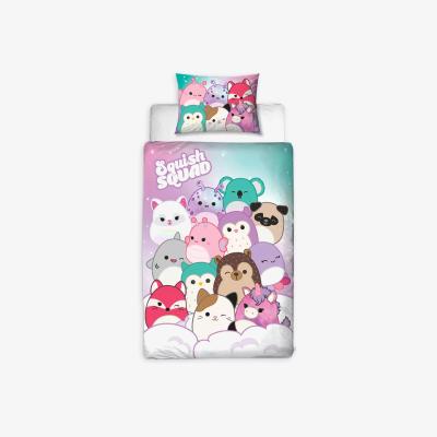 John Lewis Squishmallows Reversible Duvet Cover and Pillowcase Set, Single