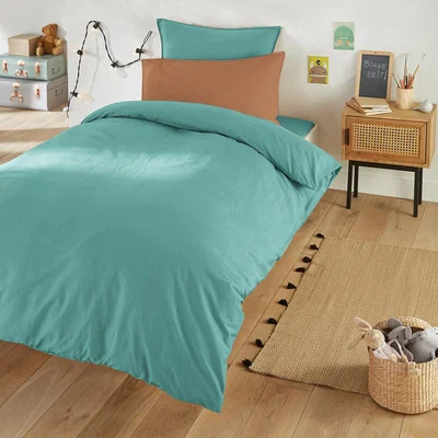 La Redoute Scenario Child's Duvet Cover in Washed Cotton