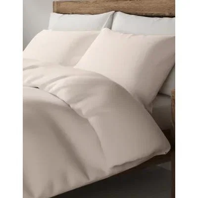 Marks & Spencer M&S Bamboo Blend Duvet Cover - SGL - Pink, Pink,Grey,Cream,Mid Blue
