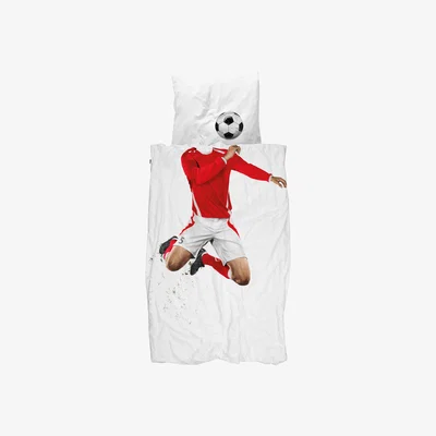 Made in Design Soccer Champ Bedlinen set for 1 person - 135 x 200 cm by Snurk Multicoloured
