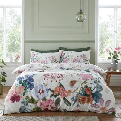 Downtown RHS Exotic Garden Duvet Cover Set - Single In Multi