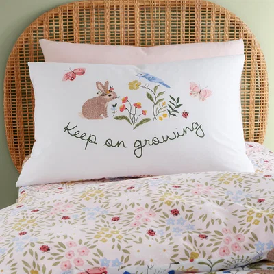 Downtown RHS Garden Animals Duvet Cover Set - Single In Multi