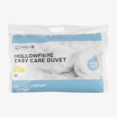 The Range My Home 10.5 Tog Duvet - White / Single