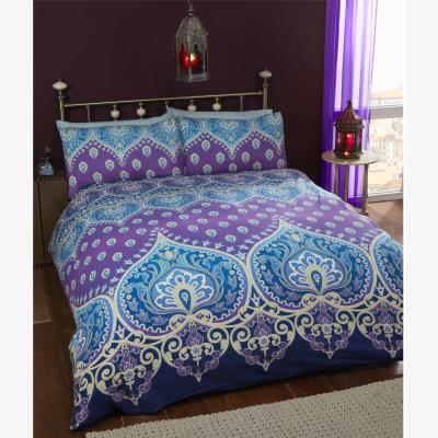 The Range Asha Zoro Sapphire Duvet Cover Set - Blue / Single
