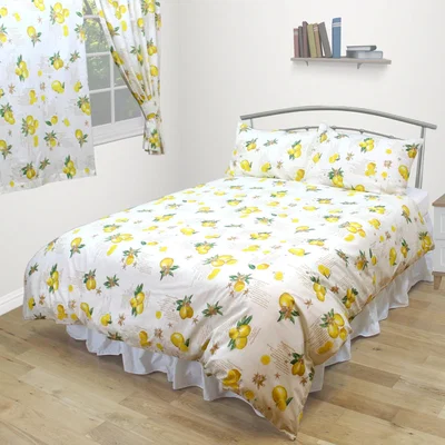 The Range Lemons Duvet Cover Set Floral Lemonade - Multi / Single