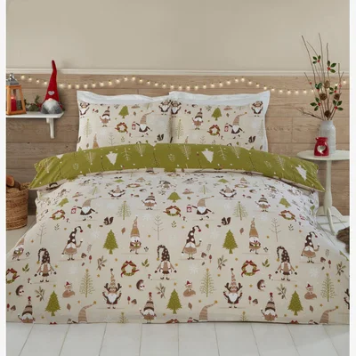 The Range Gonks Duvet Cover and Pillowcase Set - Natural / Single