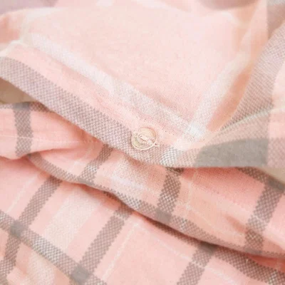 The Range Dreamscene Aspen 100 Brushed Cotton Duvet Cover with Pillowcases - Pink / Single