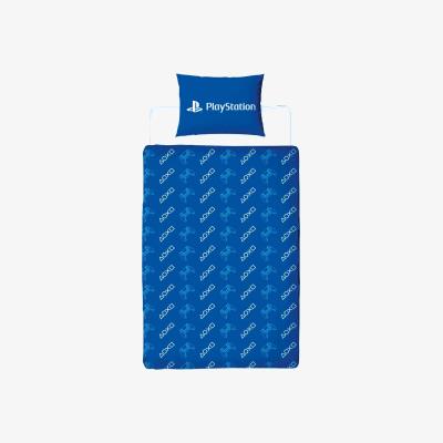 The Range Playstation Player One Duvet Cover with Pillowcase Bedding Quilt Set - Blue / Single