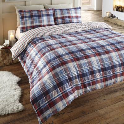 The Range Angus Navy Duvet Set - Navy / Single