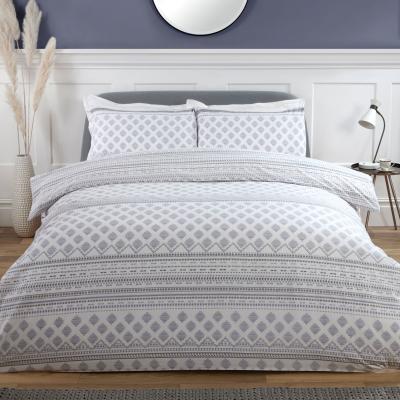 The Range Samara Tribal Duvet Cover and Pillowcase Set - Heather / Single