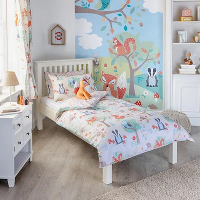The Range Woodland Scene Kids Duvet Cover Set - Multi / Single