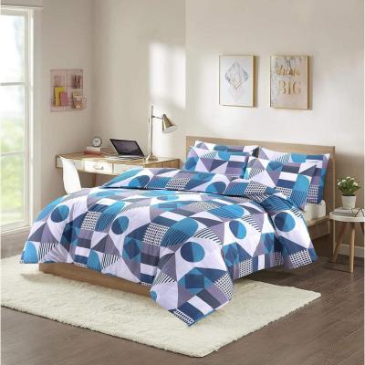 The Range Scott Geometric Duvet Cover Set - Blue / Single