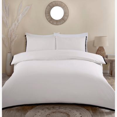 The Range My Home Bohemia Tassel Duvet Cover and Pillowcase Set - Natural / Single