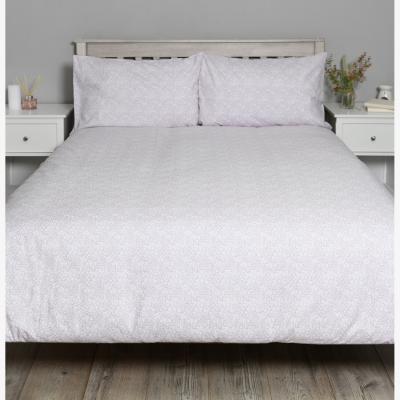 The Range Rosalie Duvet Cover and Pillowcase Set - Mauve / Single