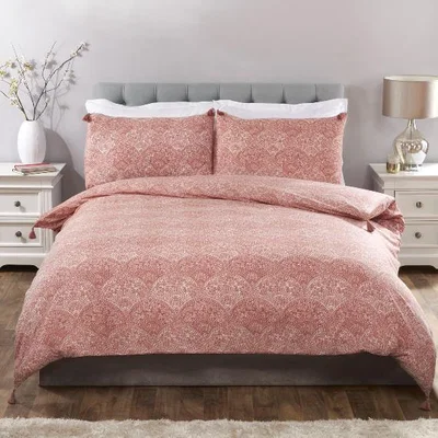 The Range Kasumi Duvet Cover and Pillowcase Set - Terracotta / Single