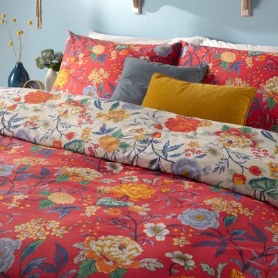 The Range Bright Bloom Duvet Cover Set - Red / Single