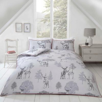 The Range Sherwood Grey Duvet Cover Set - Grey / Single
