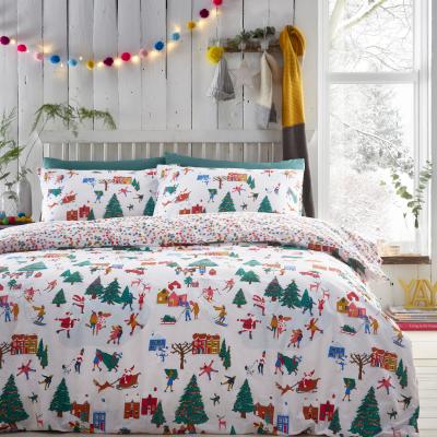 The Range Festive Neighbourhood Duvet Cover Set - Multicolour / Single