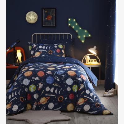 The Range Space Time Childrens Duvet Cover Set - Navy / Single
