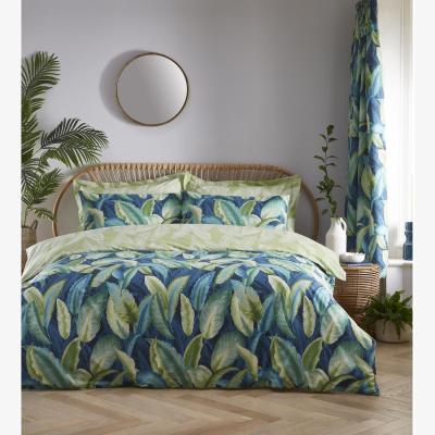 The Range 144 Thread Count Bedding Antique Leaf Duvet Cover Set - Green / Single / 200cm