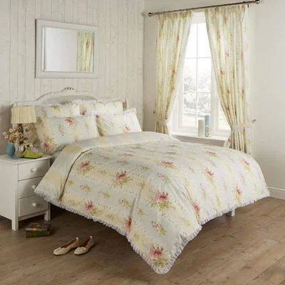 The Range Vantona Country Marielle Duvet Cover Set - White/Cream / Single