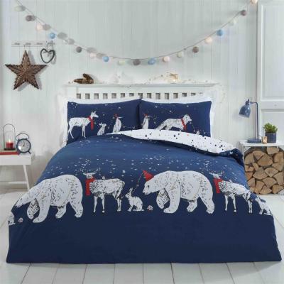 The Range Polar Bears  Friends Duvet Cover Set - Blue / Single