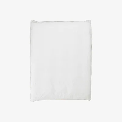 Wolf & Badger White / Brown Single Duvet Cover In Contrast Edge, Prism With Carob Us Twin Sutram